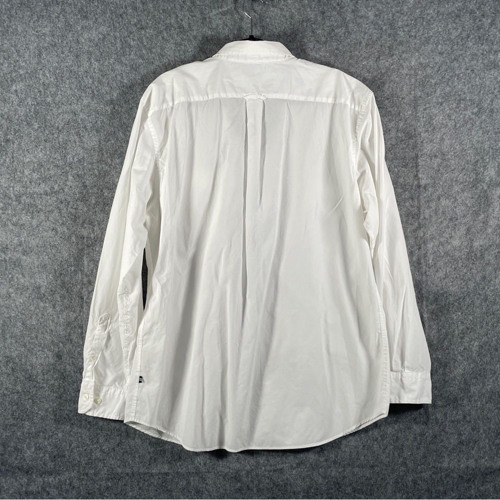 Nautica Mens White Button Down Shirt Size XL - Picture 6 of 6